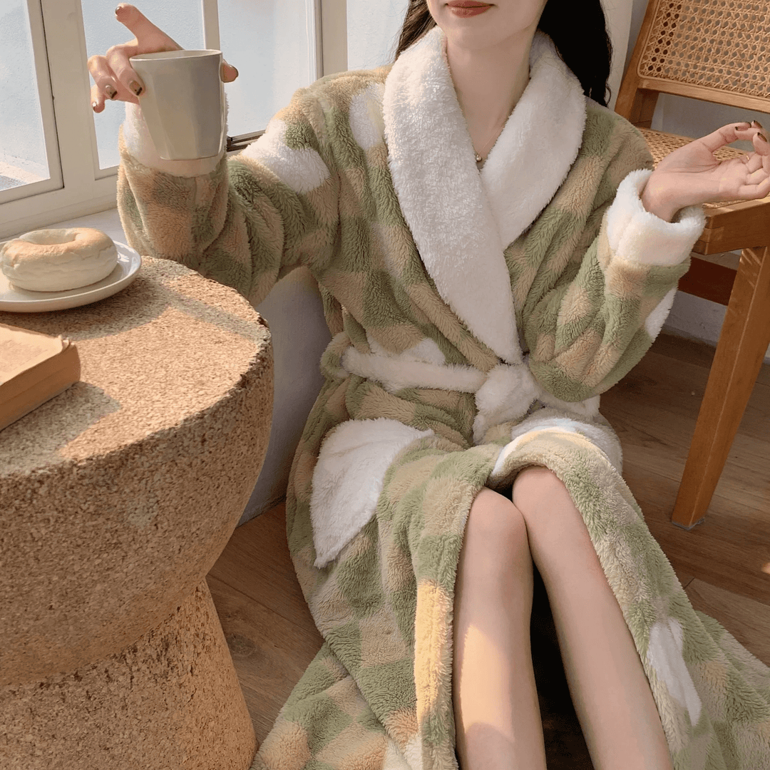 WarmthChic | Luxury Velvet Layered Robe for Women