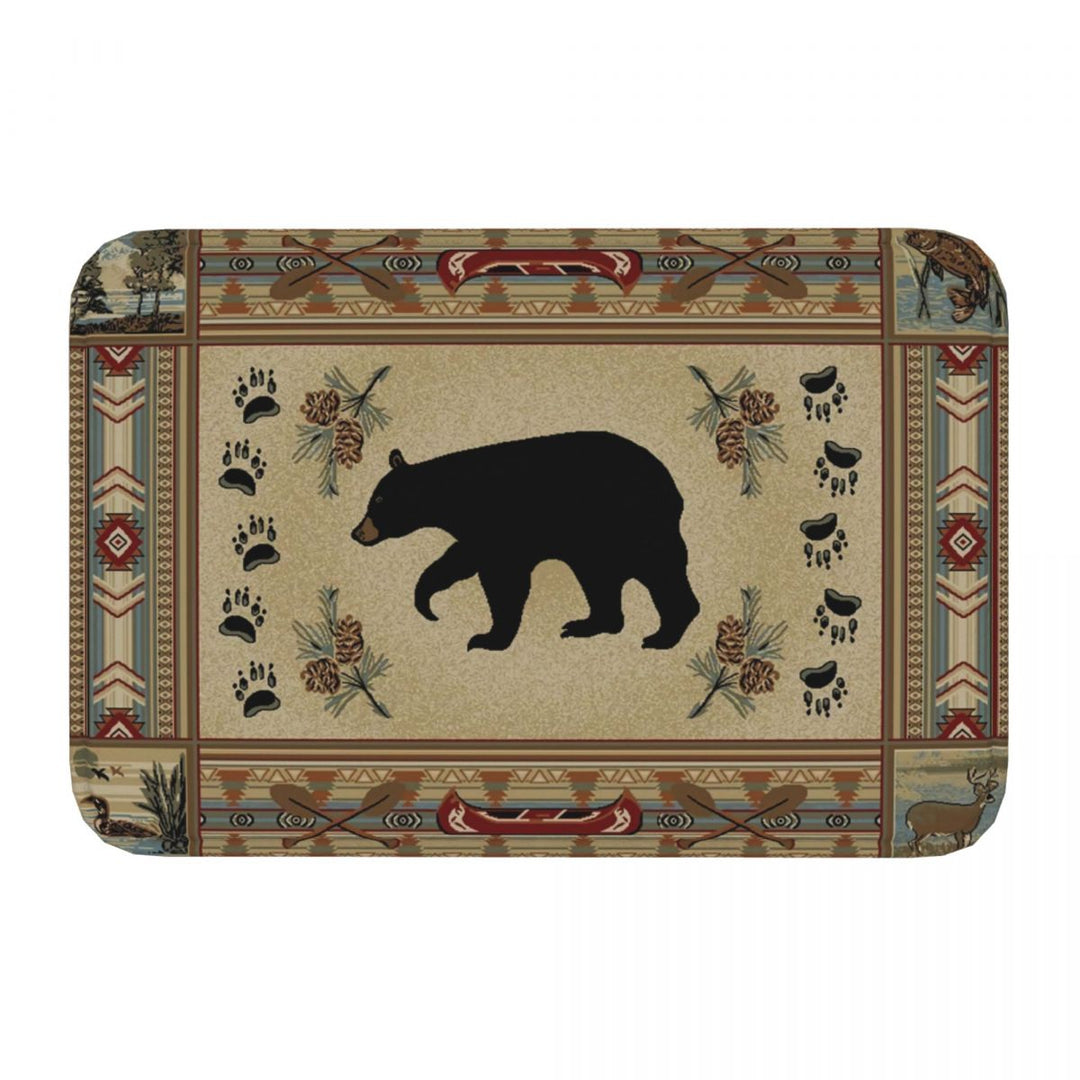 LodgeElegance | Luxury Non-Slip Rug in Northwoods Style for a Warm Welcome