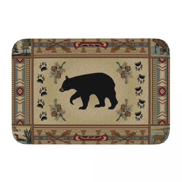 LodgeElegance | Luxury Non-Slip Rug in Northwoods Style for a Warm Welcome