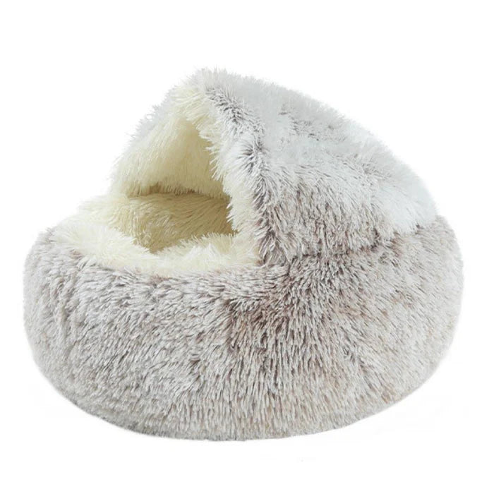 Warm and Safe Sleeping Spot for Your Pet - Self-Heating Fleece in a Comfortable Nest
