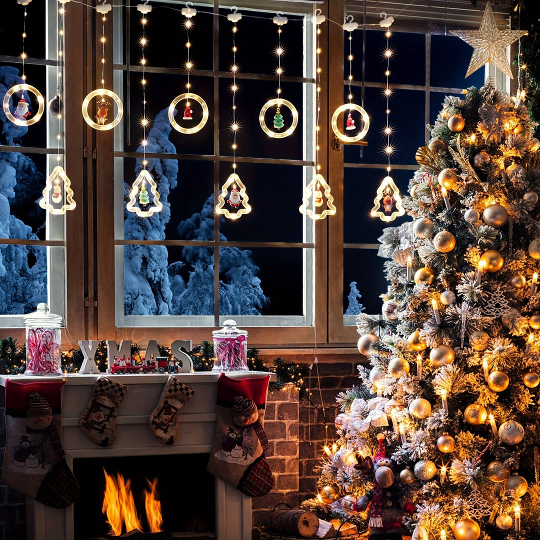 MerryCircle – Magical Wish Ring Lighting with Christmas Decorations