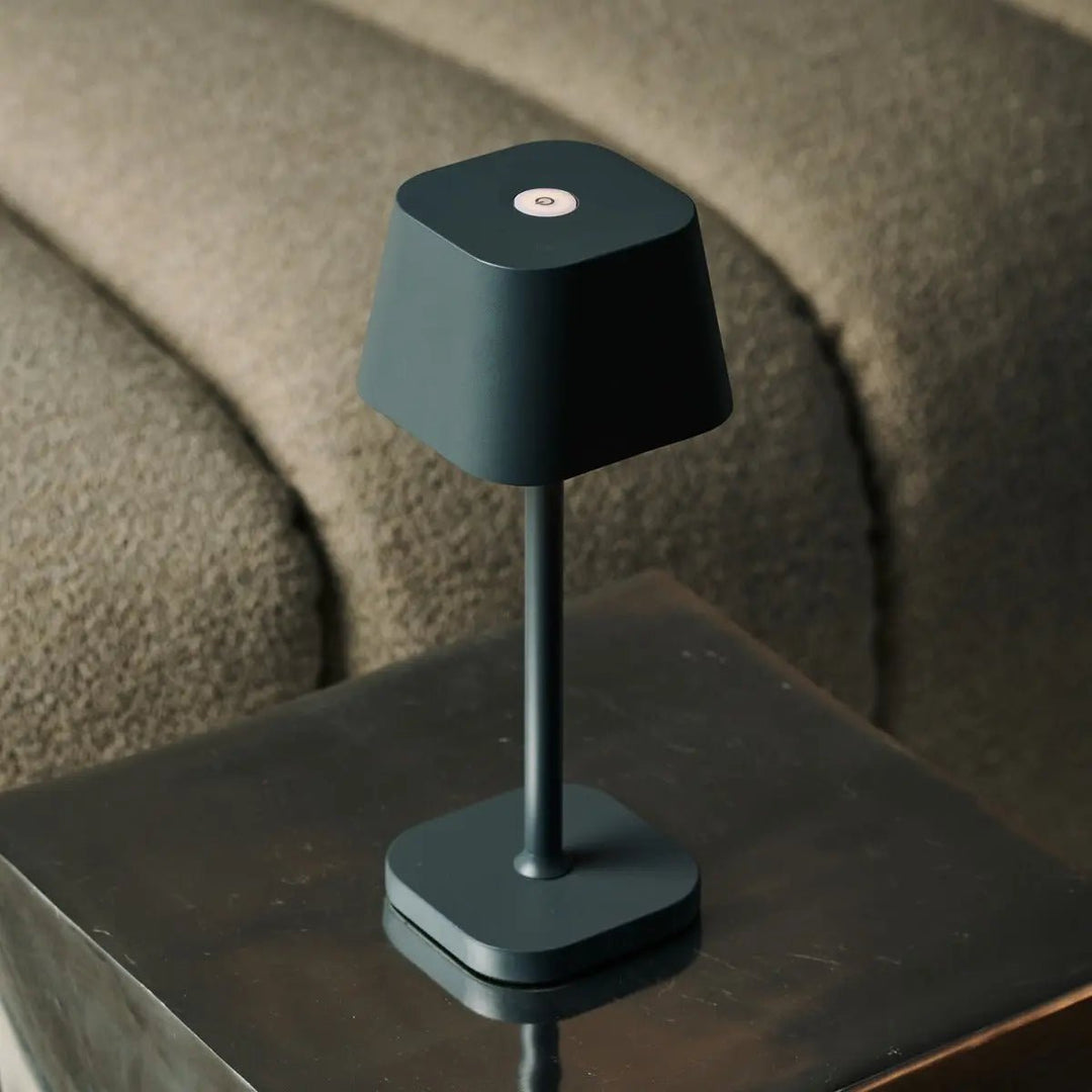 Ava Stone Gray - Rechargeable Table Lamp | Stylish, Wireless Lamp and Dimmable