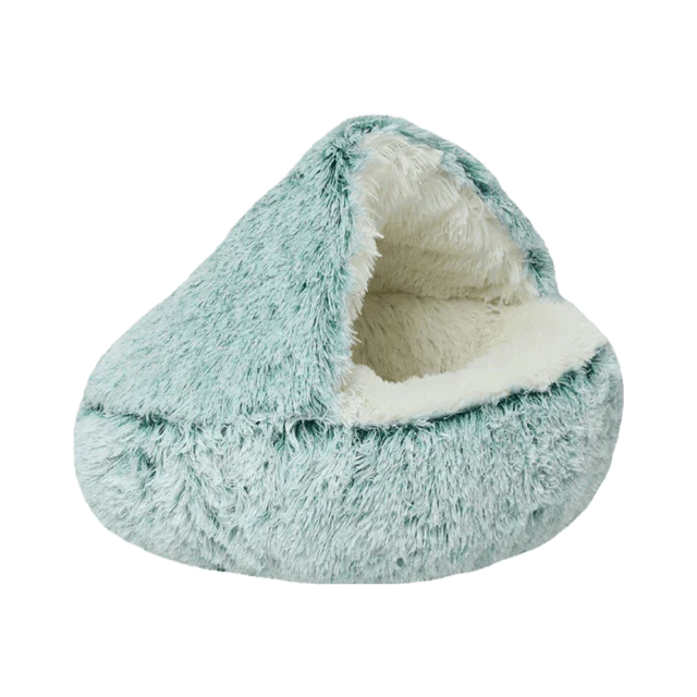 Warm and Safe Sleeping Spot for Your Pet - Self-Heating Fleece in a Comfortable Nest