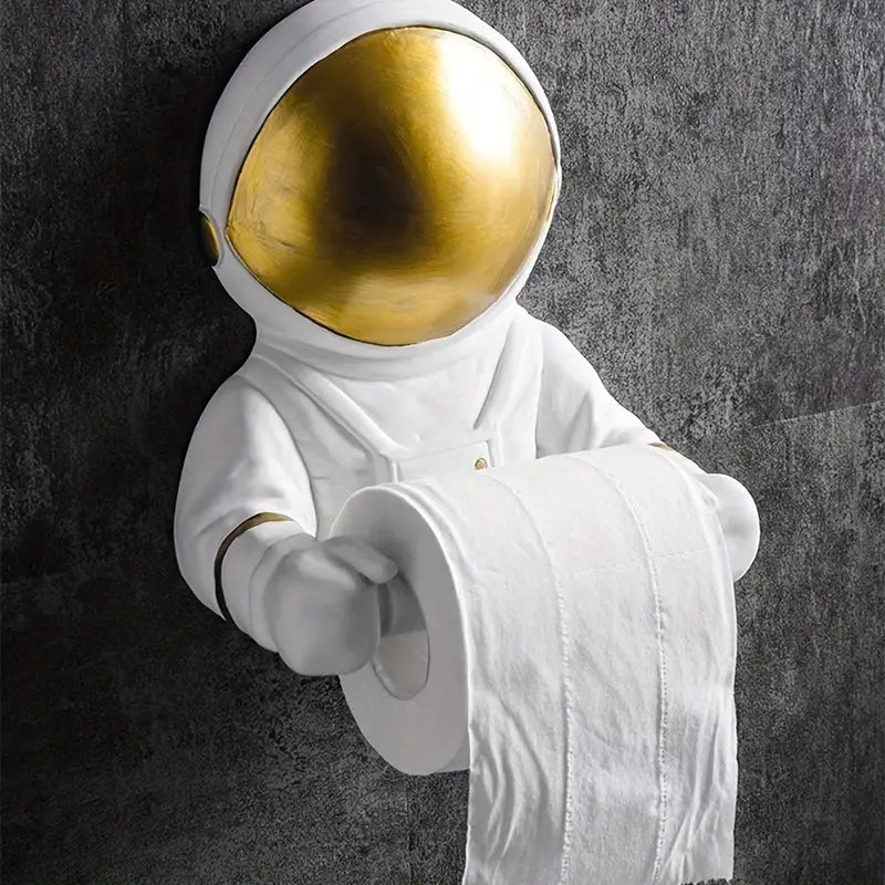 GalaxyGrip | Astronaut Toilet Paper Holder for a Fun Factor