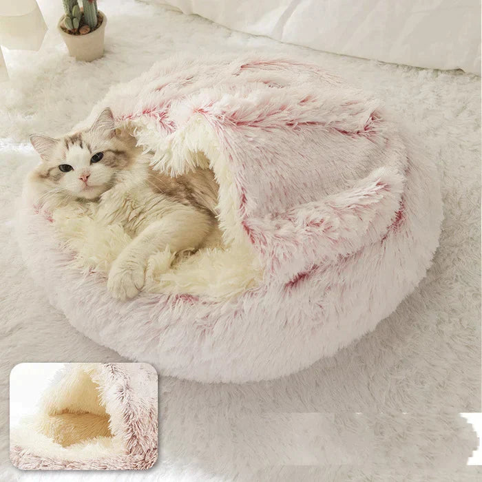 Warm and Safe Sleeping Spot for Your Pet - Self-Heating Fleece in a Comfortable Nest
