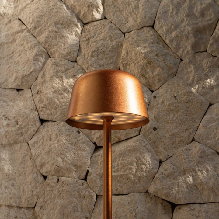 Anton Copper Rechargeable Table Lamp | Stylish and Wireless Lighting
