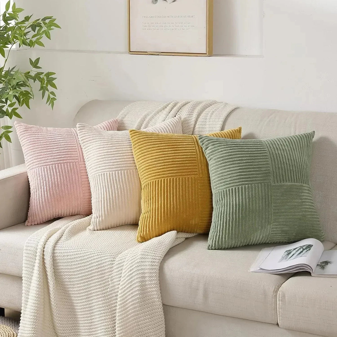 SoftRib - Luxe Cushion Covers - Cozy, Stylish, and Super Soft