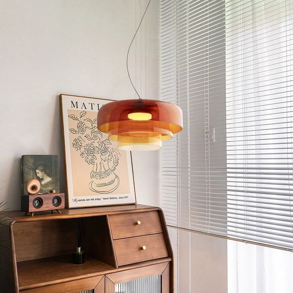 LumaNord – Artisan Hanging Lamp of Norwegian Glass Design
