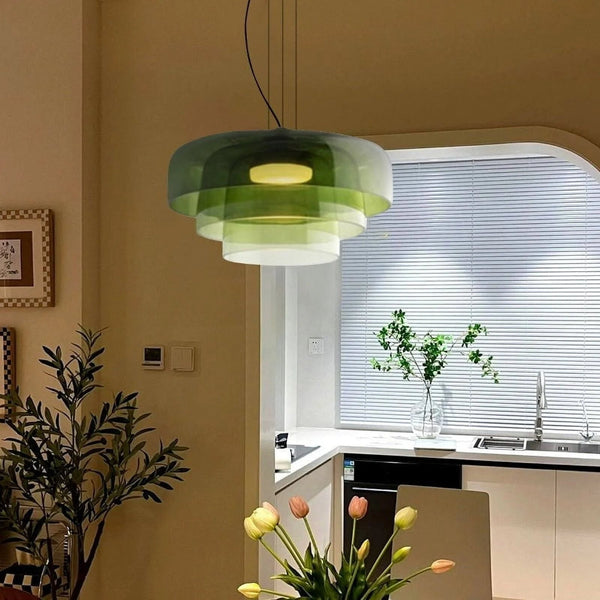 LumaNord – Artisan Hanging Lamp of Norwegian Glass Design