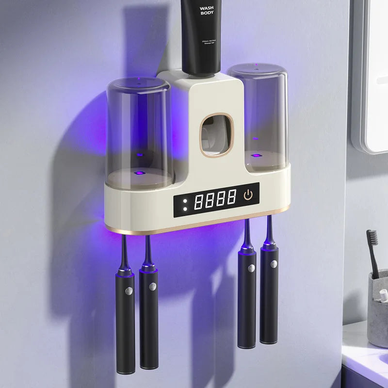 CleanSmile | UV Toothbrush Dispenser with Automatic Dosage