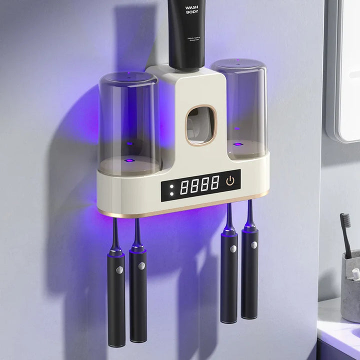 CleanSmile | UV Toothbrush Dispenser with Automatic Dosage