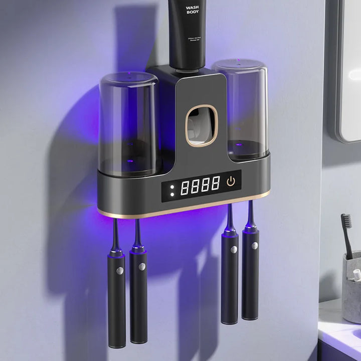 CleanSmile | UV Toothbrush Dispenser with Automatic Dosage