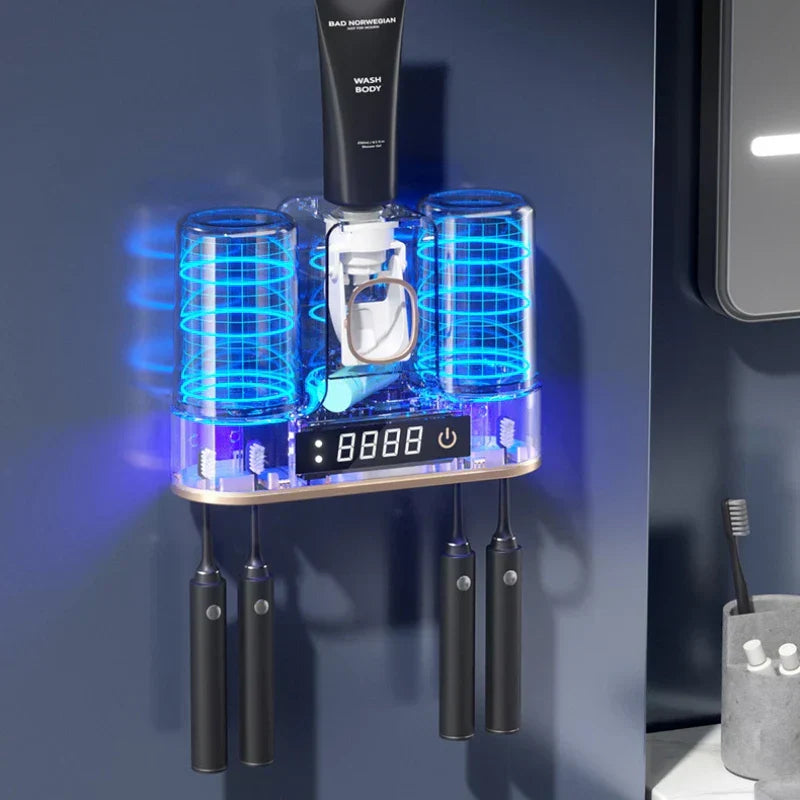 CleanSmile | UV Toothbrush Dispenser with Automatic Dosage