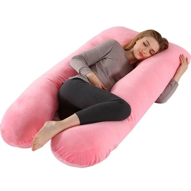 Ultimate Therapeutic Support Pillow – Relieves Neck, Back, and Belly Discomfort – Ideal for Expecting Mothers