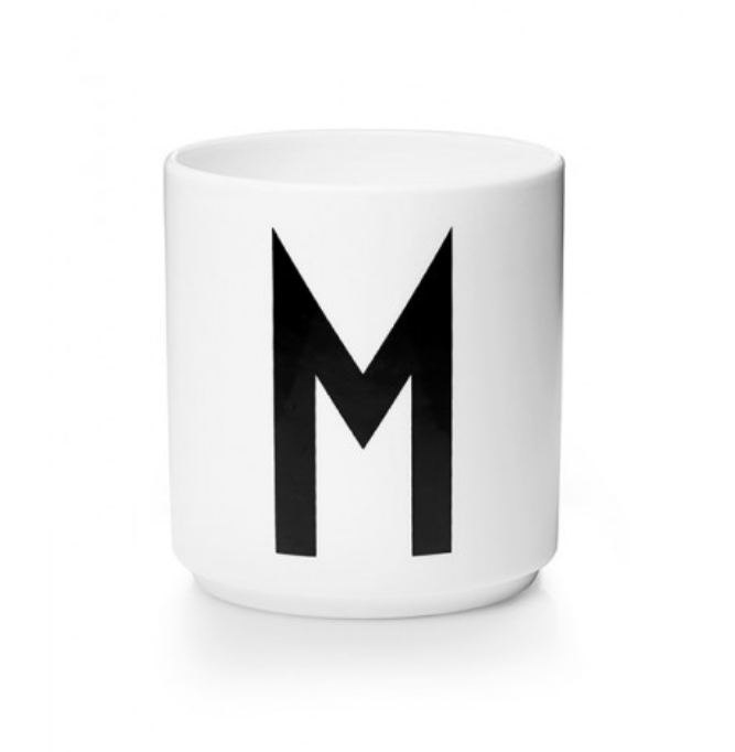 LetterBeker – Personal Porcelain Cup – Stylish and Unique from Design Letters