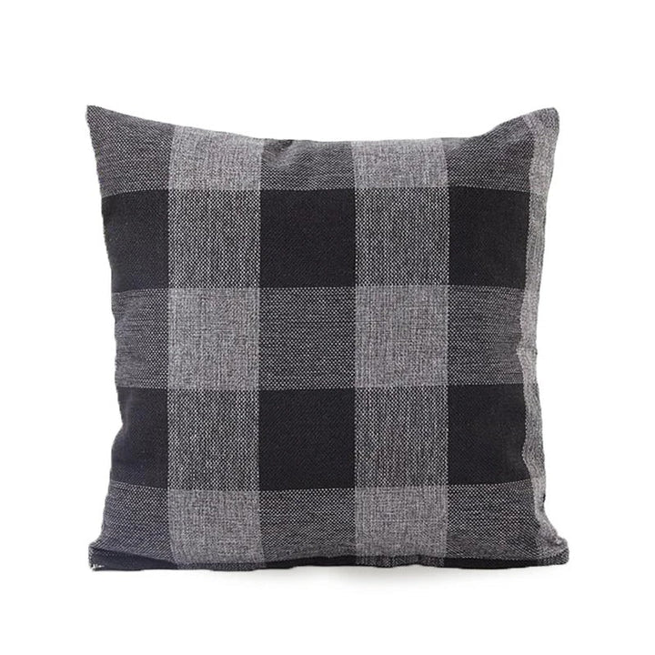 RusticCozy | Autumn-Ready Plaid Cushion Cover for Cozy Spaces