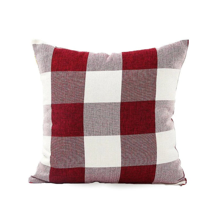 RusticCozy | Autumn-Ready Plaid Cushion Cover for Cozy Spaces