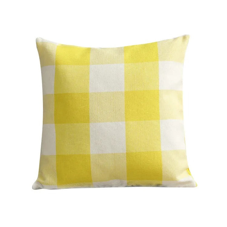 RusticCozy | Autumn-Ready Plaid Cushion Cover for Cozy Spaces