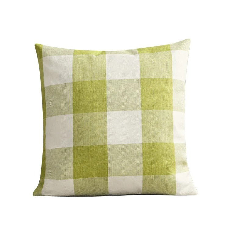 RusticCozy | Autumn-Ready Plaid Cushion Cover for Cozy Spaces