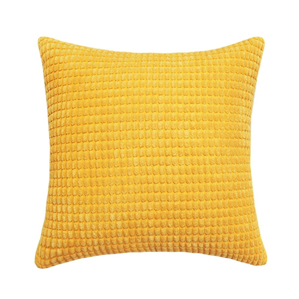 PlushHaven | Cotton Corduroy Corn Kernel Pillowcase