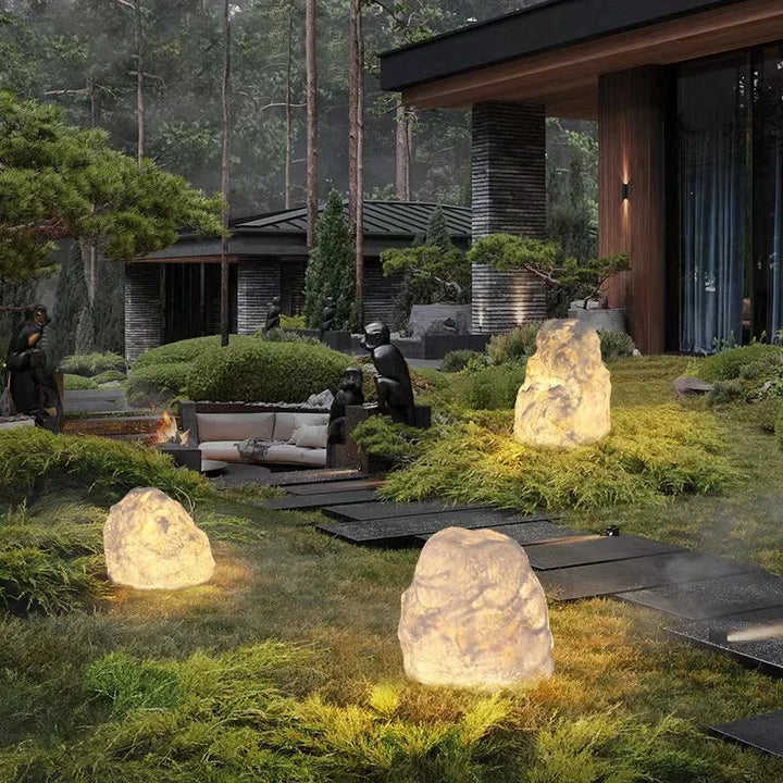 RockGlow | Garden Lamp in Stone Look
