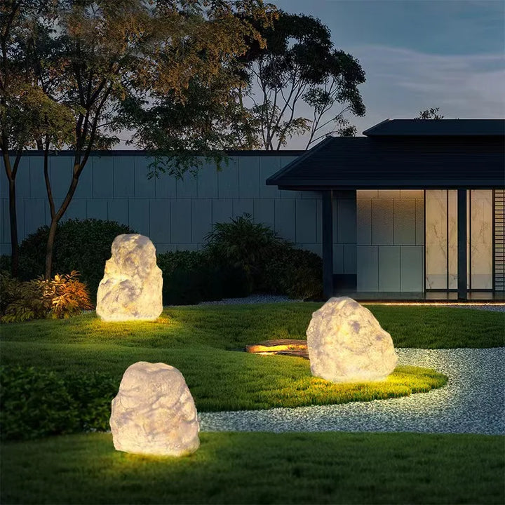 RockGlow | Garden Lamp in Stone Look