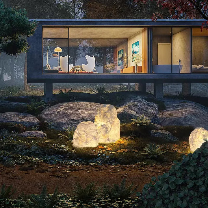 RockGlow | Garden Lamp in Stone Look