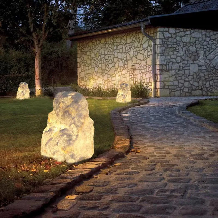 RockGlow | Garden Lamp in Stone Look