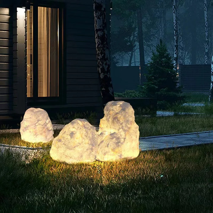 RockGlow | Garden Lamp in Stone Look