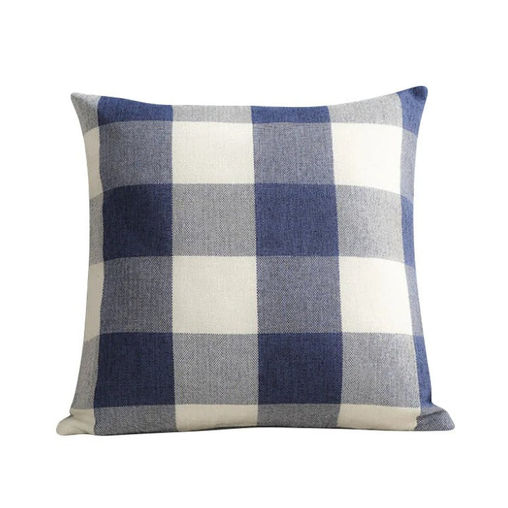 RusticCozy | Autumn-Ready Plaid Cushion Cover for Cozy Spaces