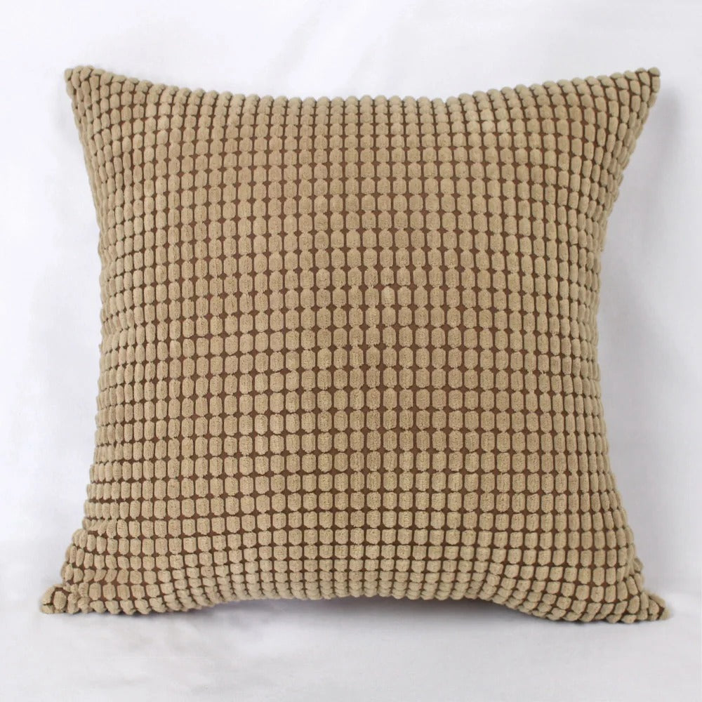 PlushHaven | Cotton Corduroy Corn Kernel Pillowcase
