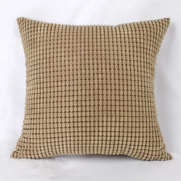 PlushHaven | Cotton Corduroy Corn Kernel Pillowcase