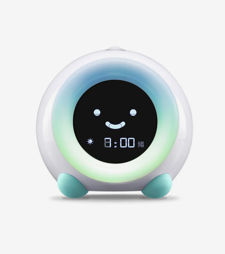 SleepBuddy Interactive Sleep Trainer for Children - Combines Sleep Training, Night Light, and White Noise Machine - Cute Facial Expressions - 3 Soothing Alarm Sounds