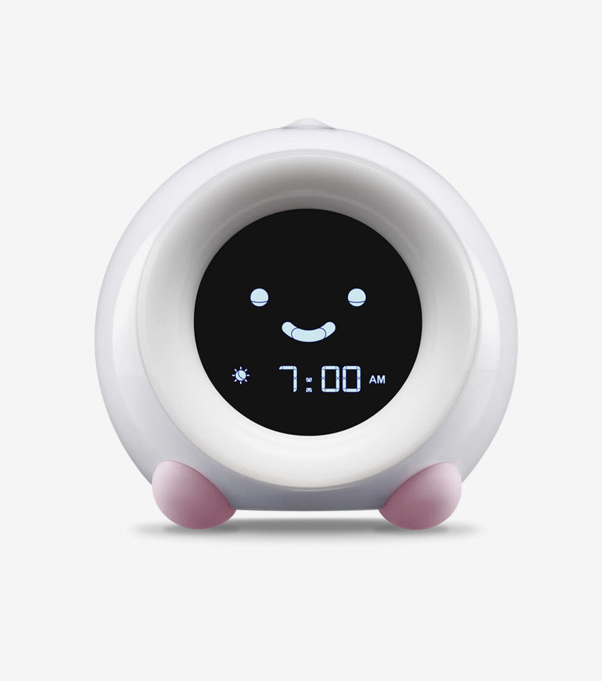 SleepBuddy Interactive Sleep Trainer for Children - Combines Sleep Training, Night Light, and White Noise Machine - Cute Facial Expressions - 3 Soothing Alarm Sounds