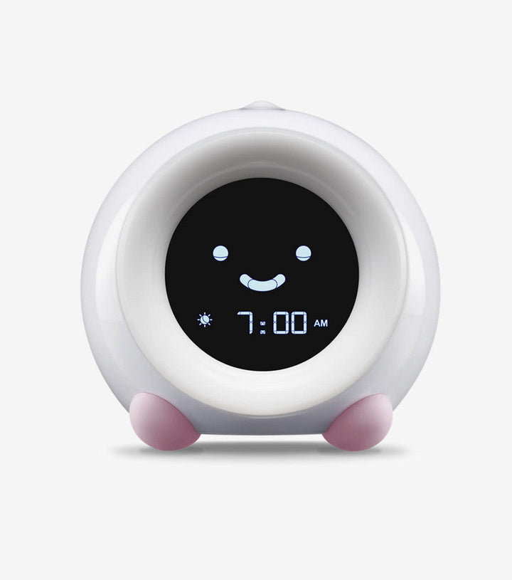 SleepBuddy Interactive Sleep Trainer for Children - Combines Sleep Training, Night Light, and White Noise Machine - Cute Facial Expressions - 3 Soothing Alarm Sounds
