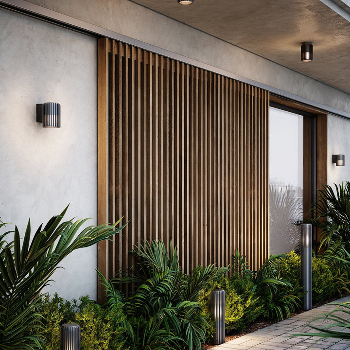 AludraLicht – Sculptural Wall Lamp for Outdoor Use with Weather-Resistant Finish