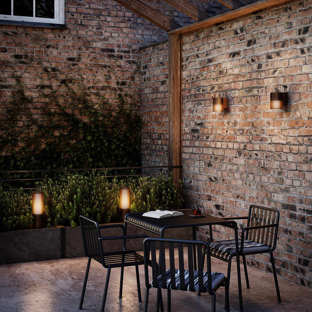 AludraLicht – Sculptural Wall Lamp for Outdoor Use with Weather-Resistant Finish