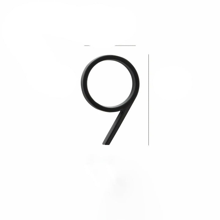 Design Number – OBRE House Numbers – Elegant Black Finish for Outdoors