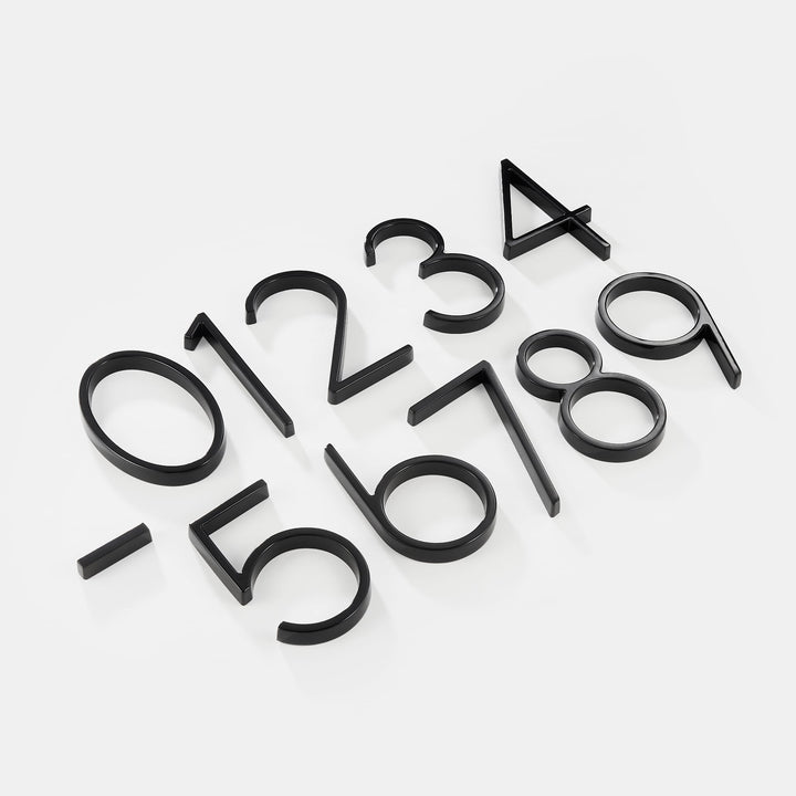 ModernHomeDigits | Sustainable Black House Numbers