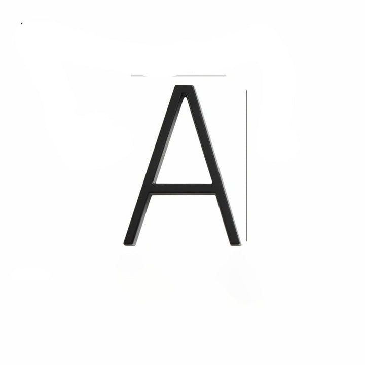 Design Number – OBRE House Numbers – Elegant Black Finish for Outdoors