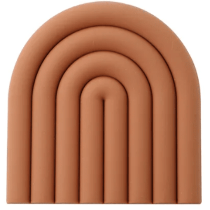 ColorPop Silicone Coasters - Vibrant Rainbow Colors, Effective Protection Against Heat and Spills, Non-Slip Surface