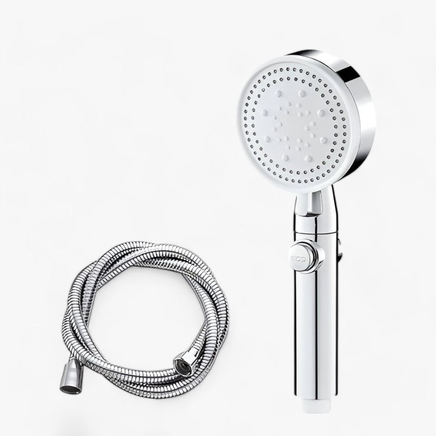 PowerFlow – 5-Setting High Pressure Showerhead for Water Saving