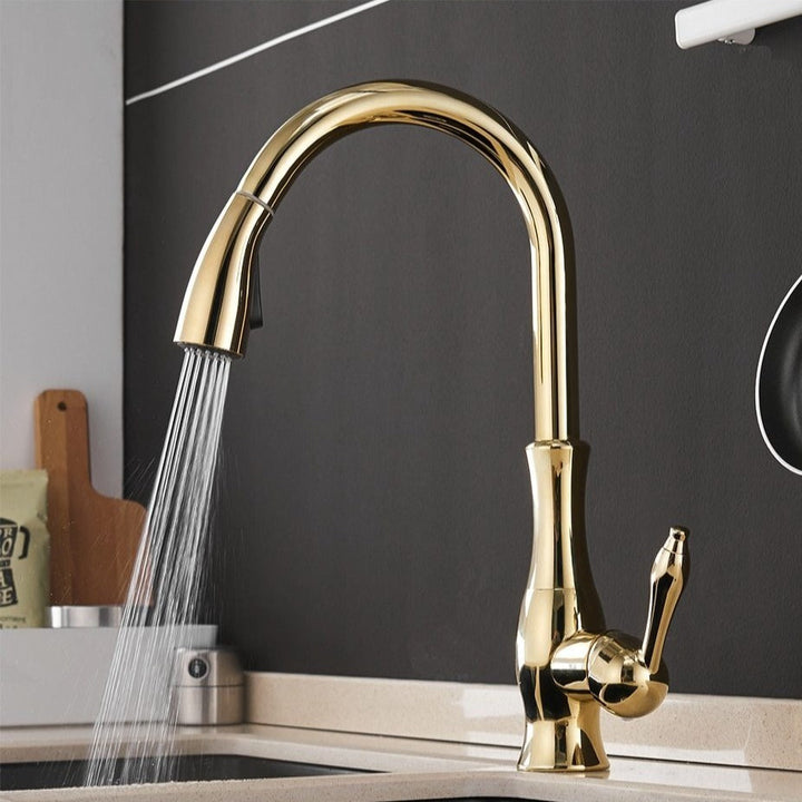 KraanFlex – Pull-Out Kitchen Faucet with Flexible Hose – Ideal for Any Kitchen