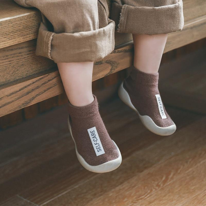 SlofLuxe | Soft Baby Slippers with Rubber Sole