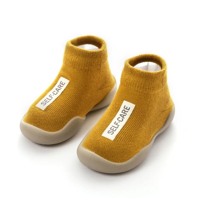 SlofLuxe | Soft Baby Slippers with Rubber Sole