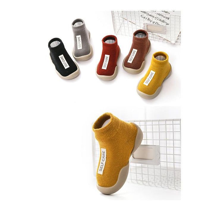 SlofLuxe | Soft Baby Slippers with Rubber Sole