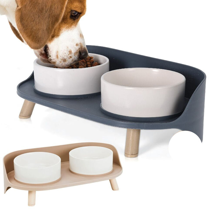 FlexiFeast | Elevated Feeding Station for Large Dogs with Non-Slip Base