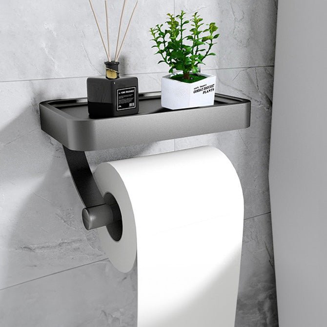 PraktiShelf - Functional Toilet Paper Holder with Extra Storage Space