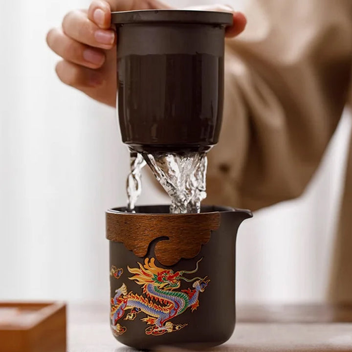 MagicBrew – Color Changing Ceramic Tea Set with Detailed Designs