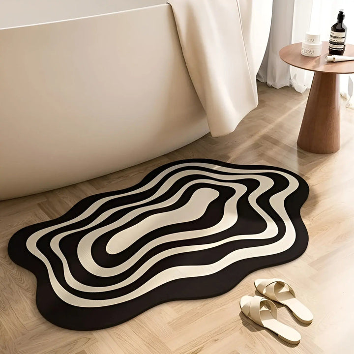 DryStep - Quick-Drying Non-Slip Bath Mat - Hygienic Bath Mat with Fast Drying Function